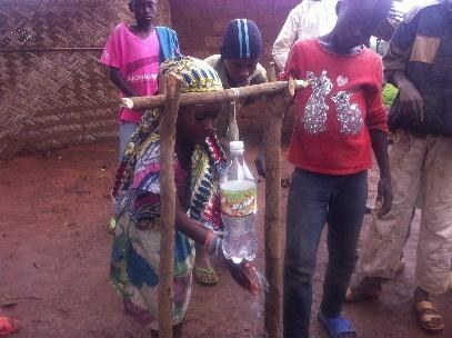 Hand-washing demonstration, photo 1